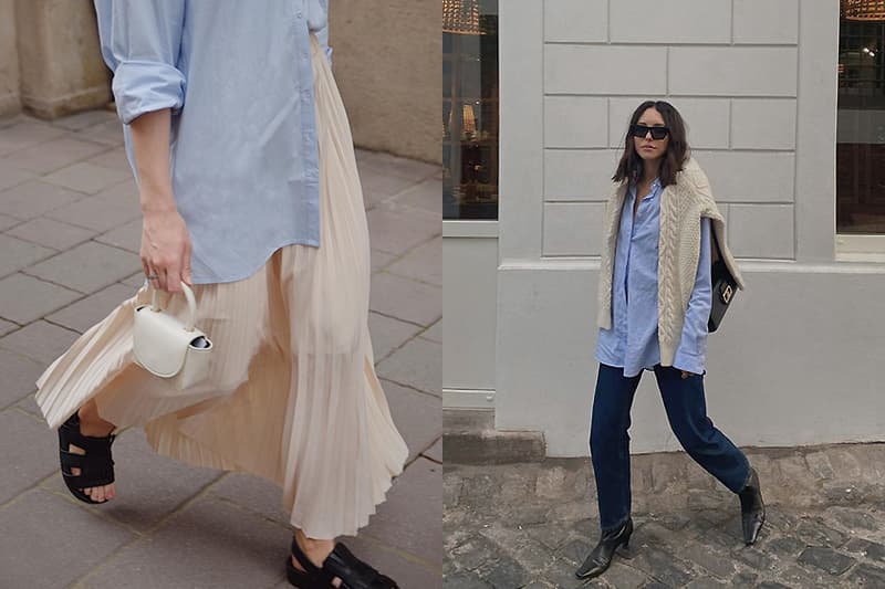 oversize button down fashion trend 2021