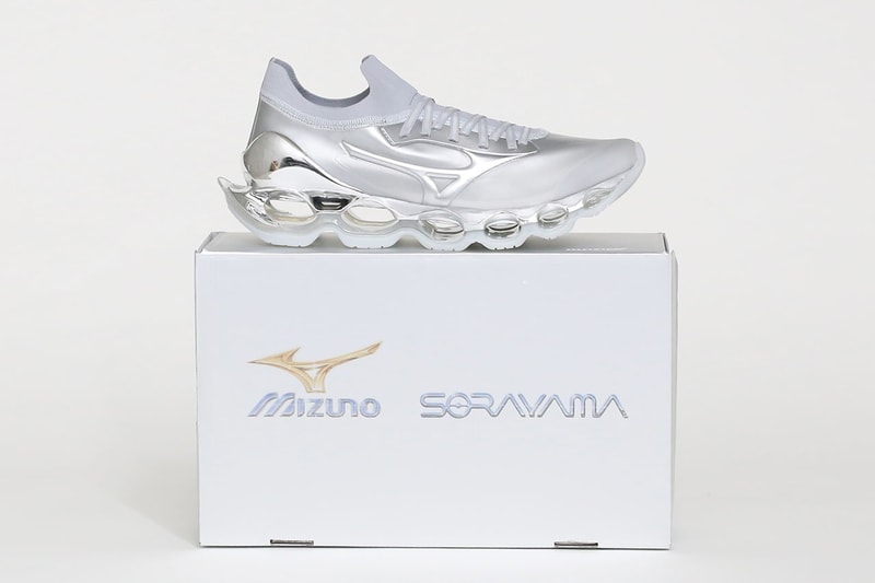 mizuno hajime sorayama wave prophecy sneaker collab release info