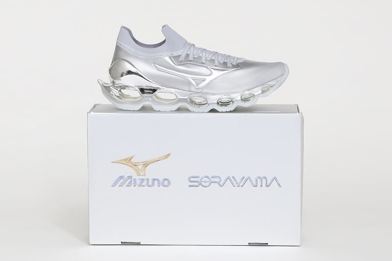 mizuno hajime sorayama wave prophecy sneaker collab release info