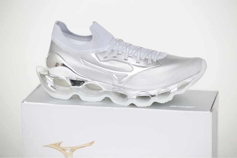 mizuno hajime sorayama wave prophecy sneaker collab release info