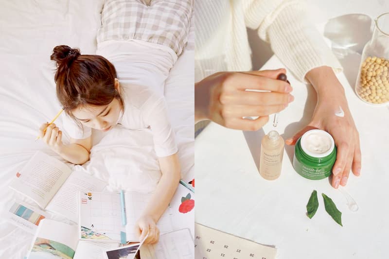 Innisfree Moisturising Cream Facial Oil Sleeping Mask Moisturising Hydration winter skincare tips