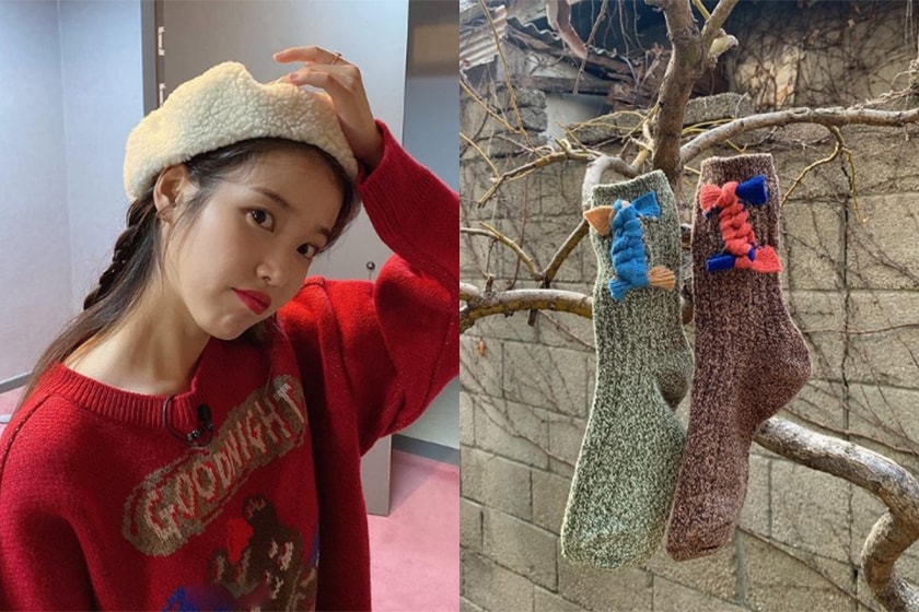 IU knit socks korean brand MISU A BARBE