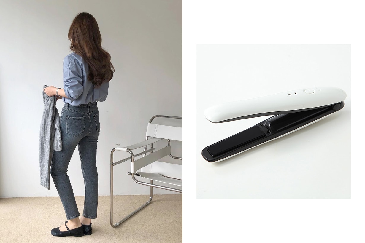 Japan Muji Cordless straight curling iron for travel Hair Tongs Hair Straightener Hair Tools Hairstyles Hair Styling