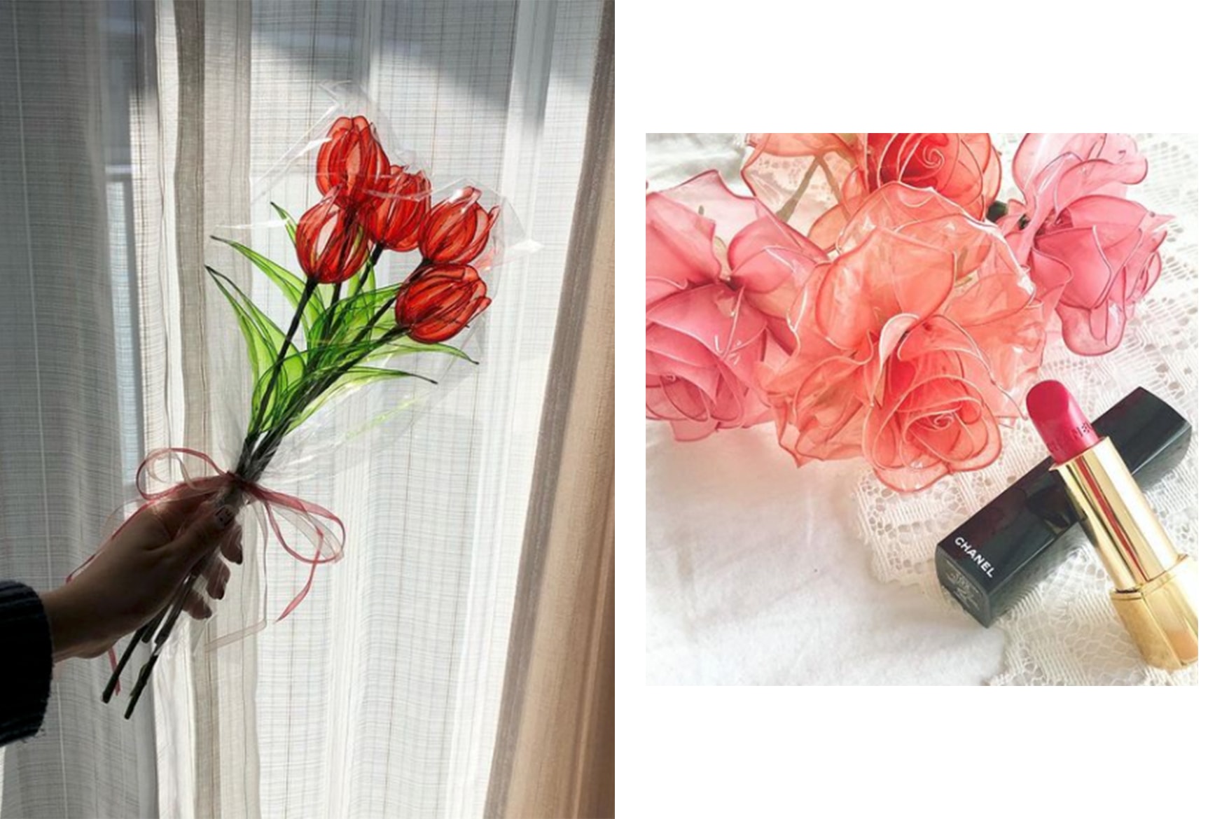 japanese instagram hit uv dip art wire flowers home decor