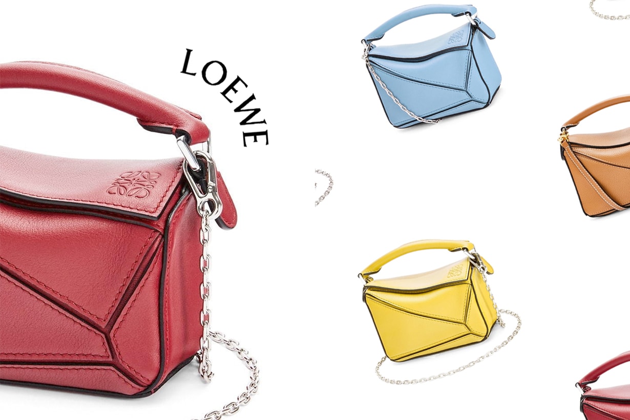 loewe puzzle nano chain handbags 2021 new where buy when