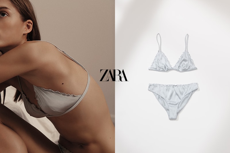 zara lingerie collection bras underwear 2021