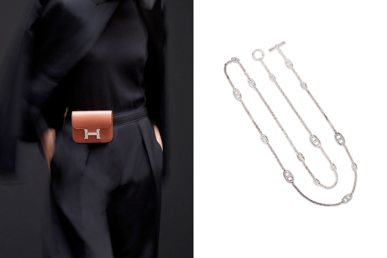 hermes constance WOC wallet chain belt slim 3 ways