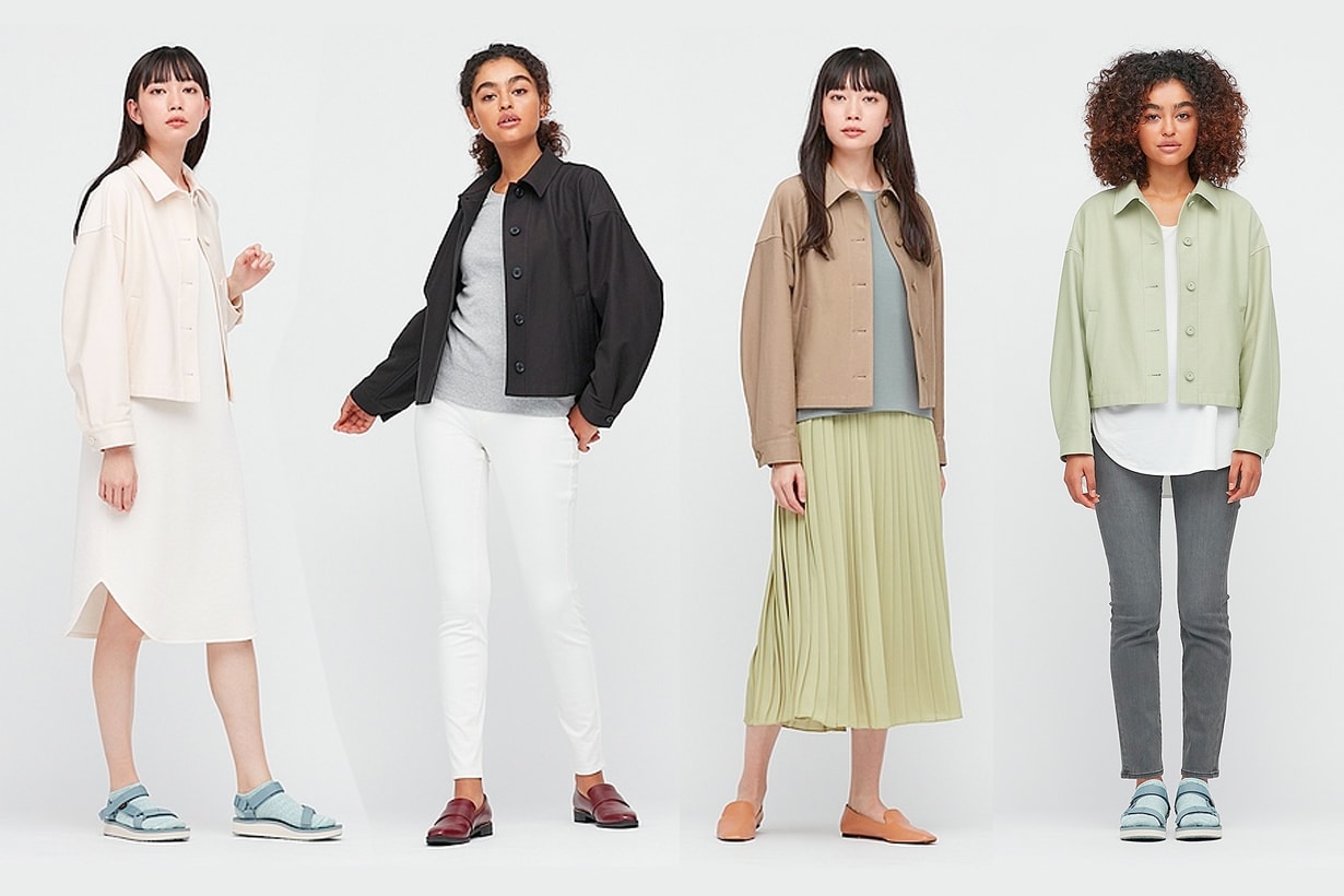 uniqlo jacket 2021 ss japan taiwan short girls