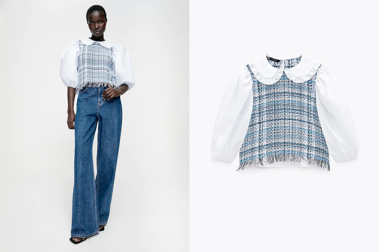 zara 2021 ss shirts 10 items popular retro spring