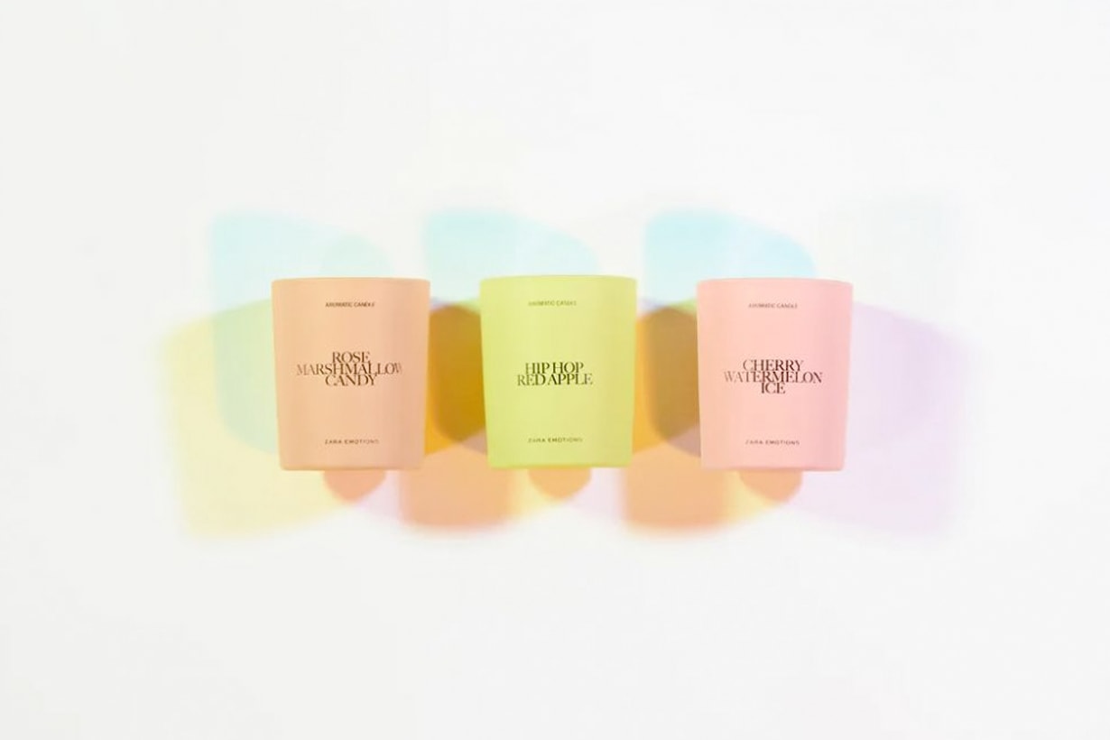 zara jo malone emotions glace collection LULLABY new perfume candle