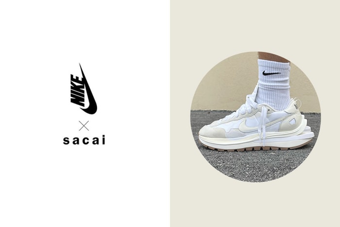 實鞋樣貌曝光:Nike x sacai 聯名 Vaporwaffle 新配色純白質感讓人難以招架!