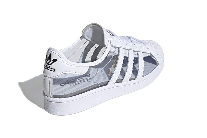 adidas originals superstar transparent pvc sneaker