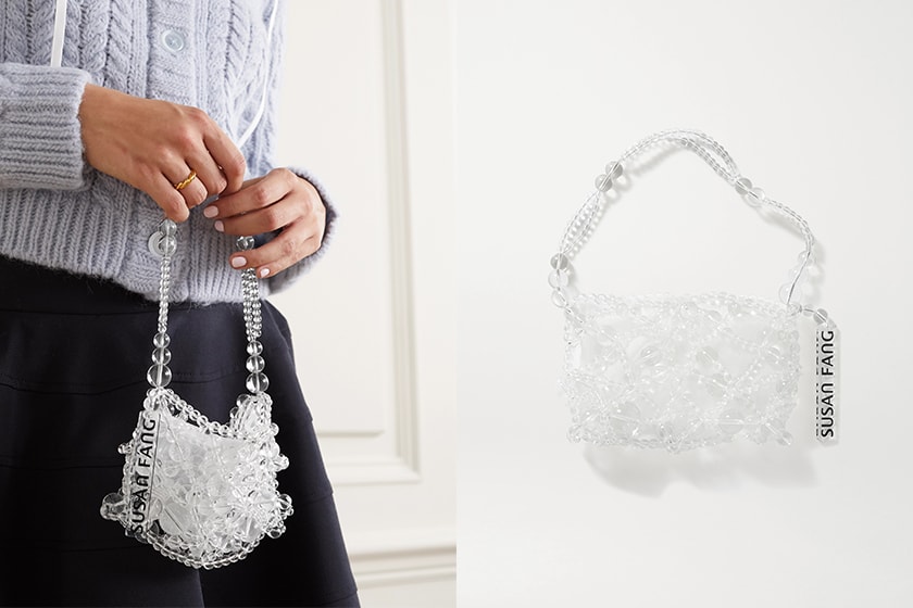 Susan Fang Beaded handbags Net-a-Porter Bubble Beaded
