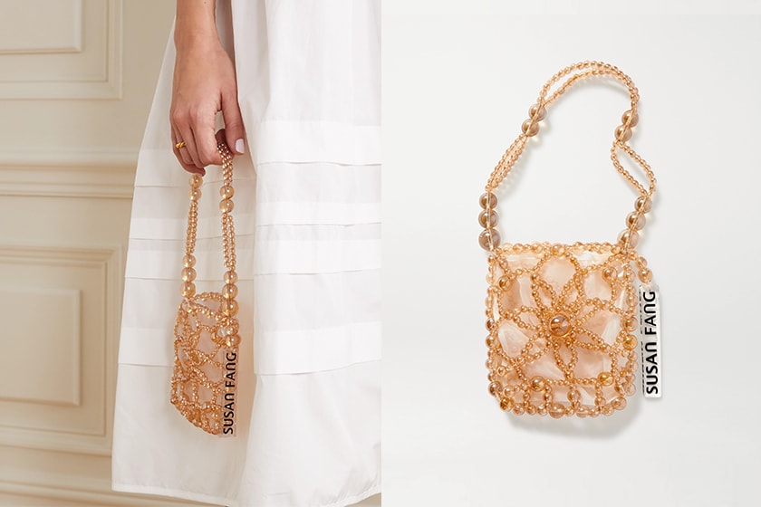 Susan Fang Beaded handbags Net-a-Porter Bubble Beaded