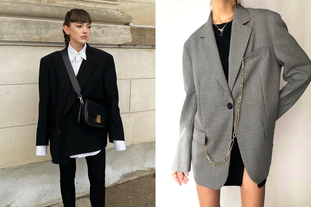 2021 Spring Summer Fashion Trends Fashion items Blazer Jacket Suit Boyfriend Oversized Blazer