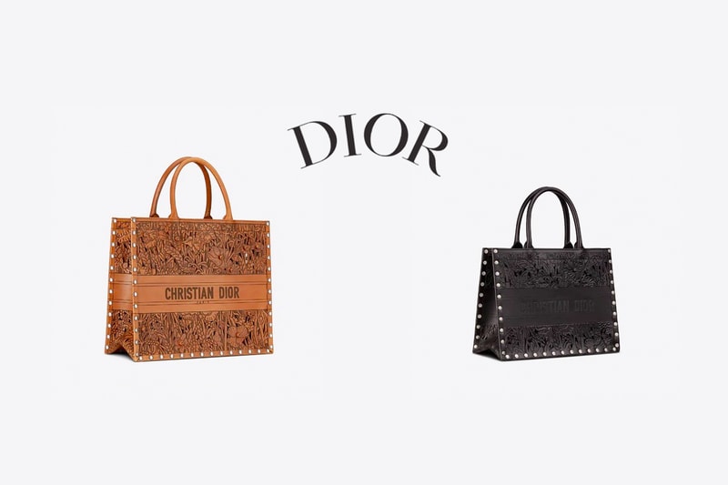 dior book tote leather Tooled 2021 new handbags