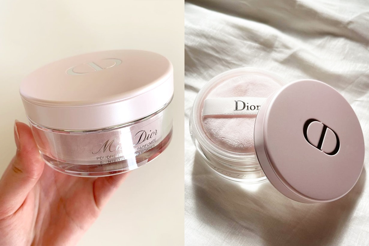 Dior Beauty MISS DIOR SCENTED BLOOMING POWDER Poudre de Rose Parfumee Perfume Loose Powder Japanese Girls