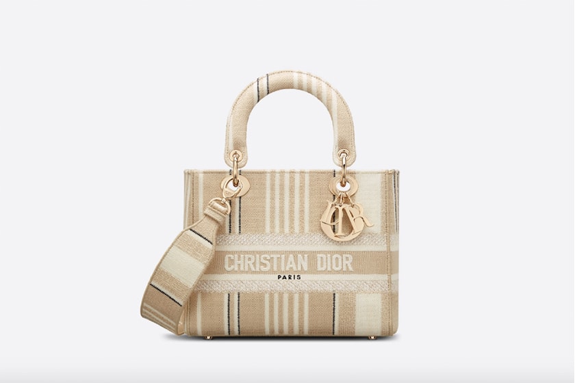 Dior SS21 oat color book tote