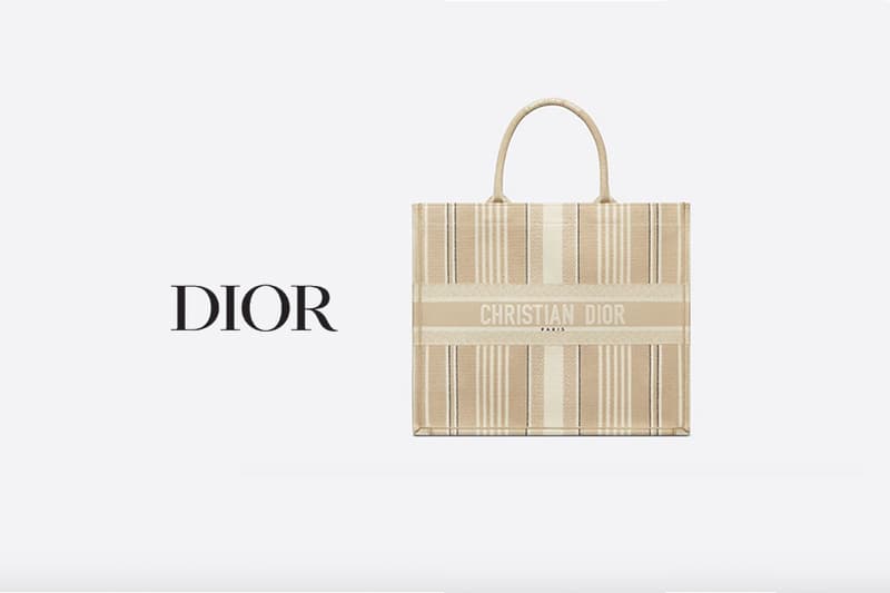 Dior SS21 oat color book tote