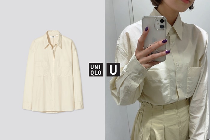 日本女生大推:UNIQLO U 雙口袋襯衫,中性可愛都好駕馭!