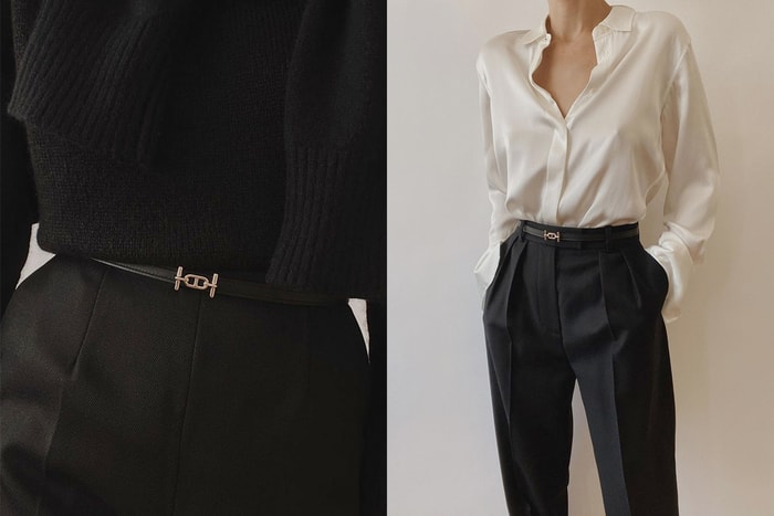 拋開老派的 H 皮帶:Hermès 這一款低調時髦,還可以兩面繫!