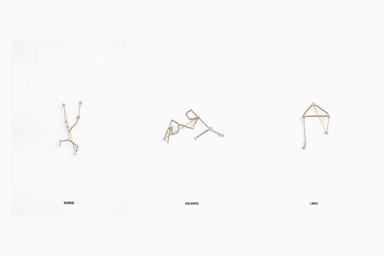 zara Horoscope necklace brooch Collection 2021 acc
