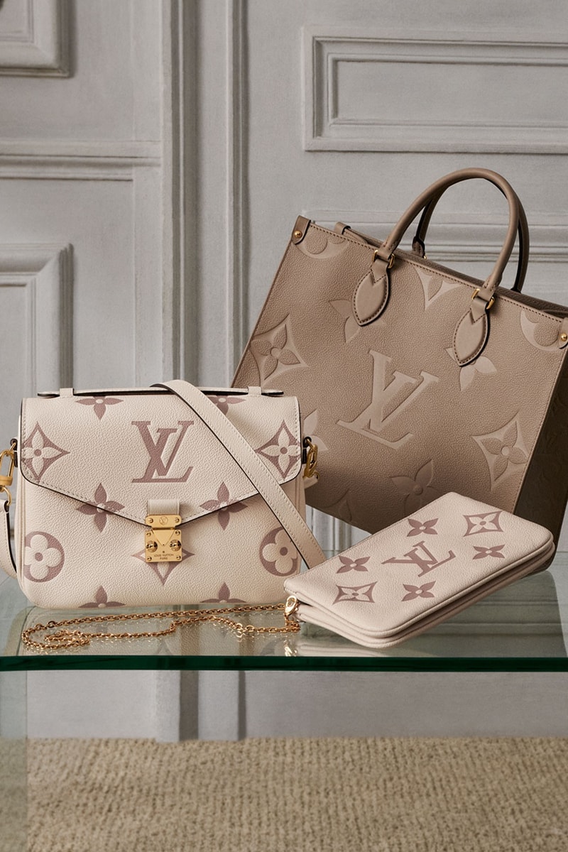 Louis vuitton monogram empreinte vanity onthego mm handbags 2021 spring summer release
