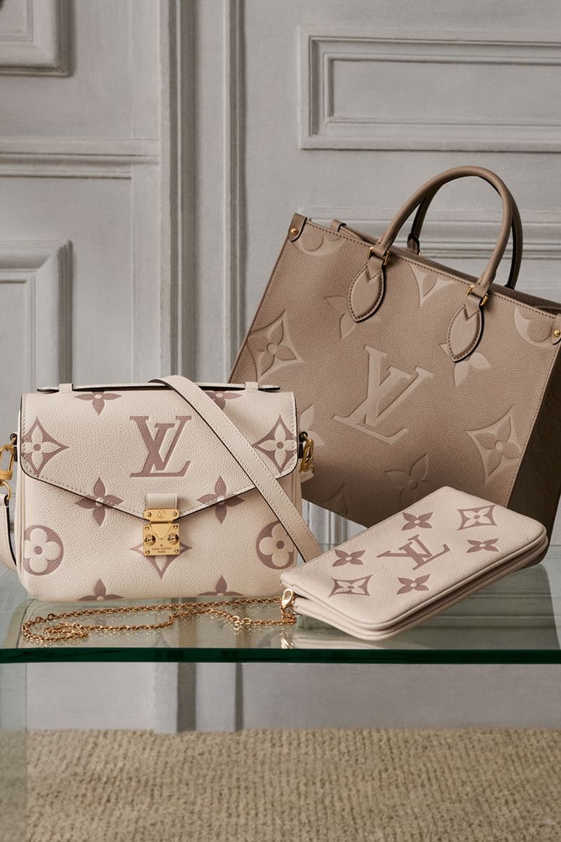 Louis vuitton monogram empreinte vanity onthego mm handbags 2021 spring summer release