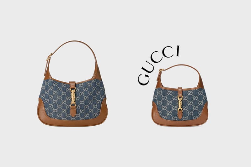 gucci jackie 1961 denim new handbags eco friendly fashion 2021