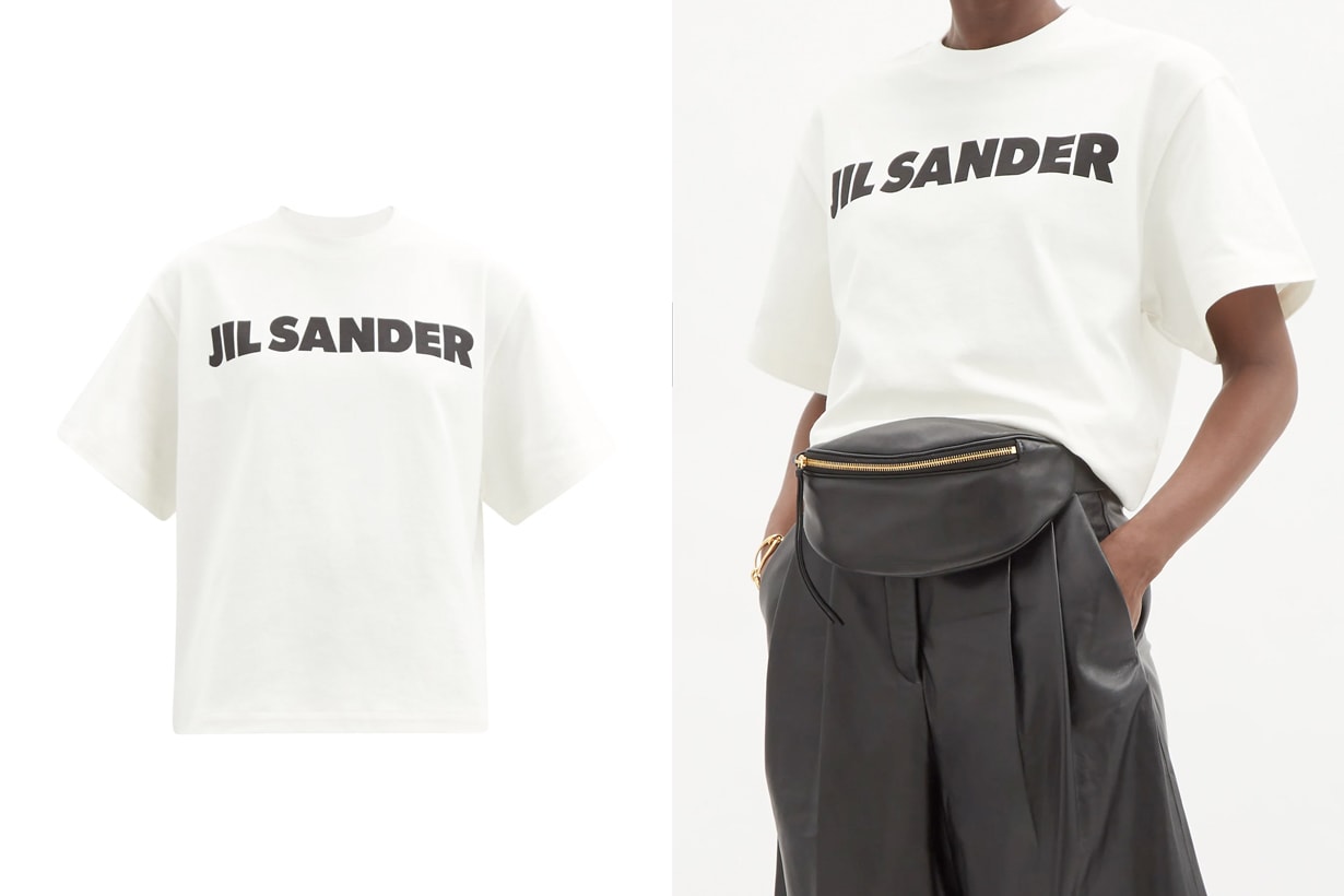 jil sander logo tee summer essential