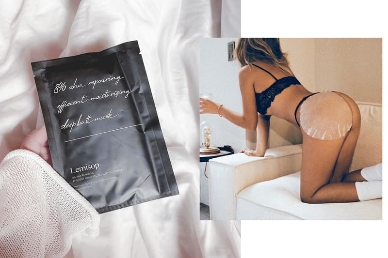 Lemisop 8% aha repairing efficient moisturizing sleep butt mask taiwan skincare brand