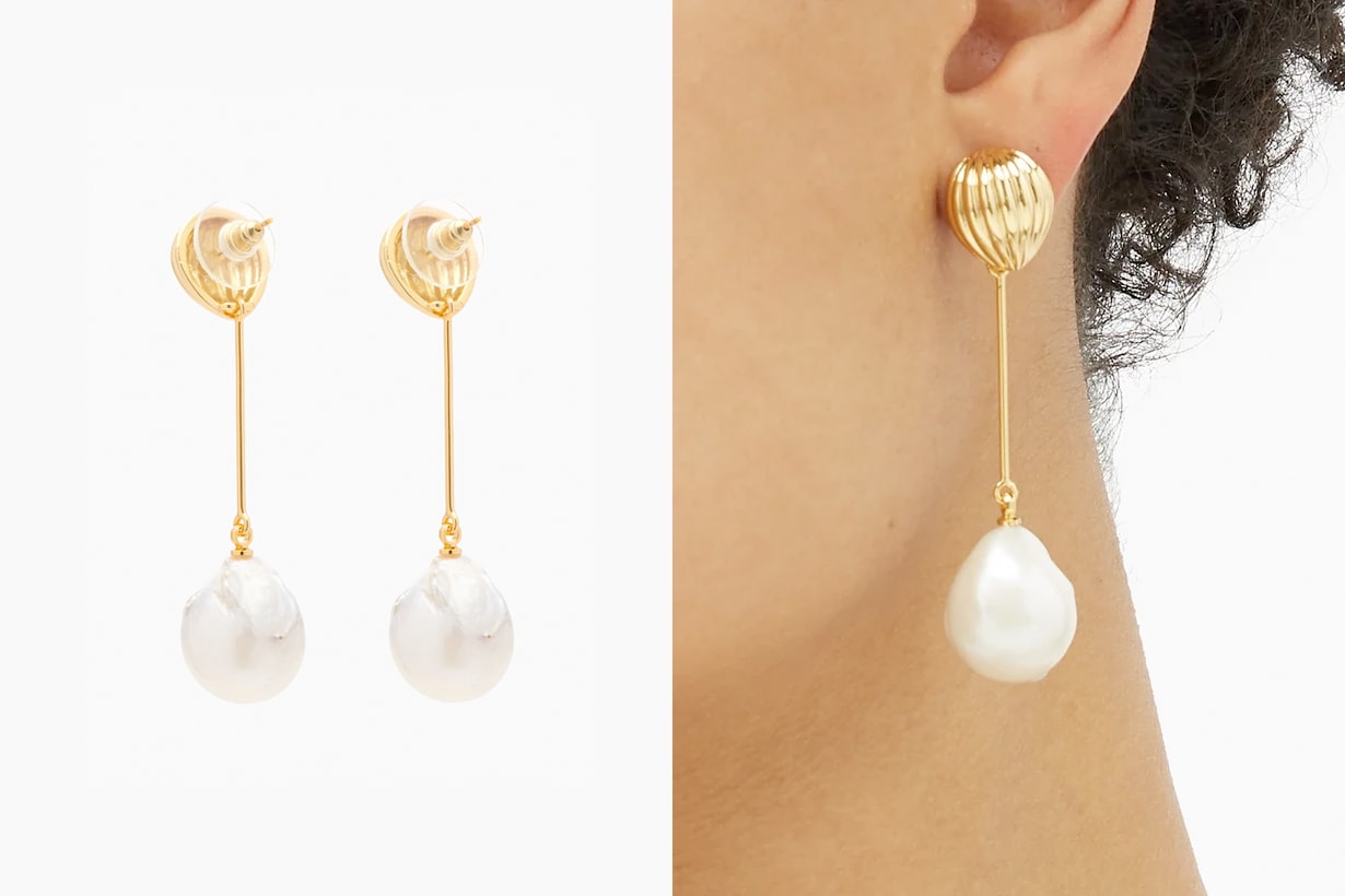 pearl earrings under budget shrimps Otiumberg