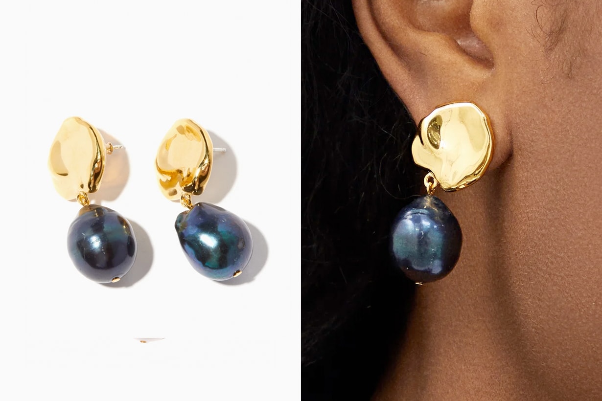 pearl earrings under budget shrimps Otiumberg