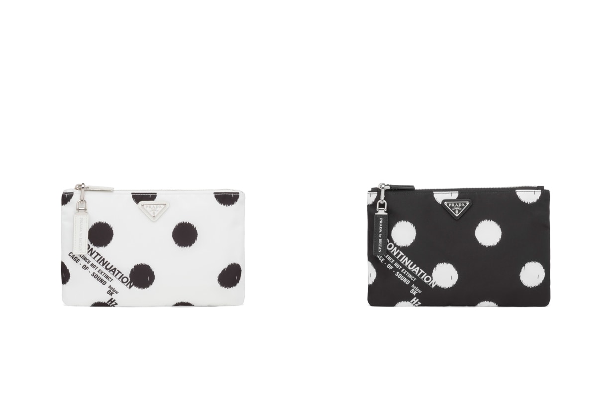 prada 2021 ss raf dots handbags Miuccia sneakers hat
