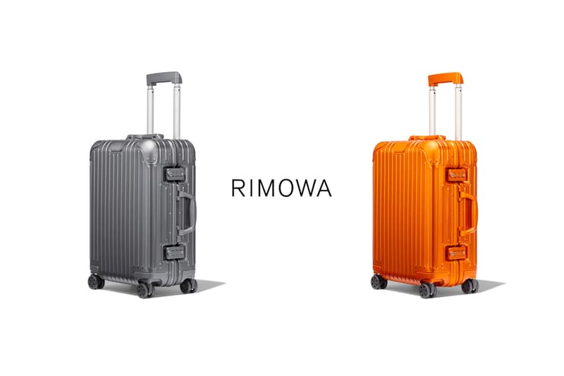 RIMOWA Mars orange Mercury grey cabin luggage trunk 2021 new