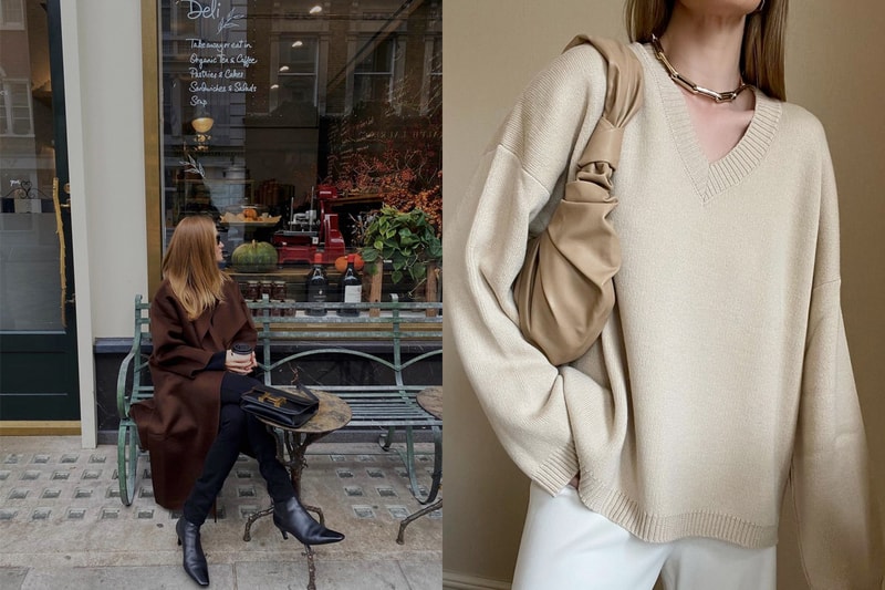 rosie Huntington-Whiteley bv loewe net a porter outfit inspiration