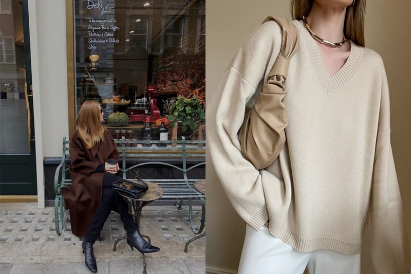 rosie Huntington-Whiteley bv loewe net a porter outfit inspiration