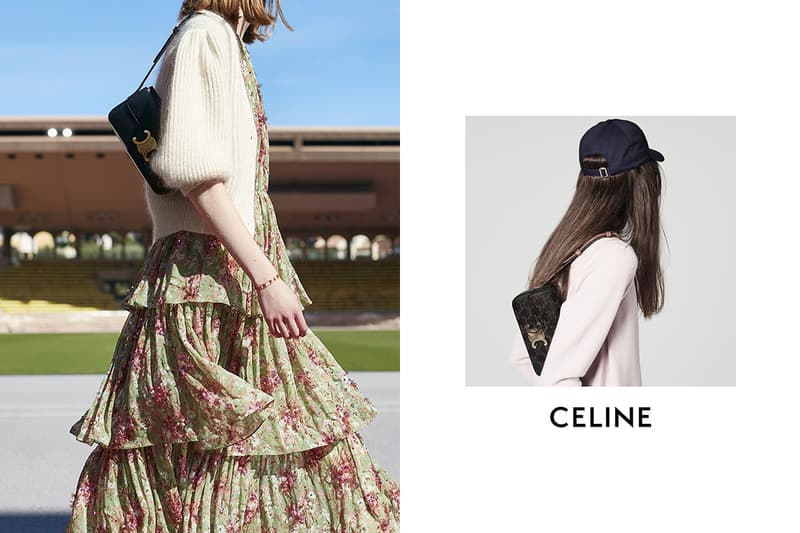 celine triomphe shoulder bag 2021ss handbags