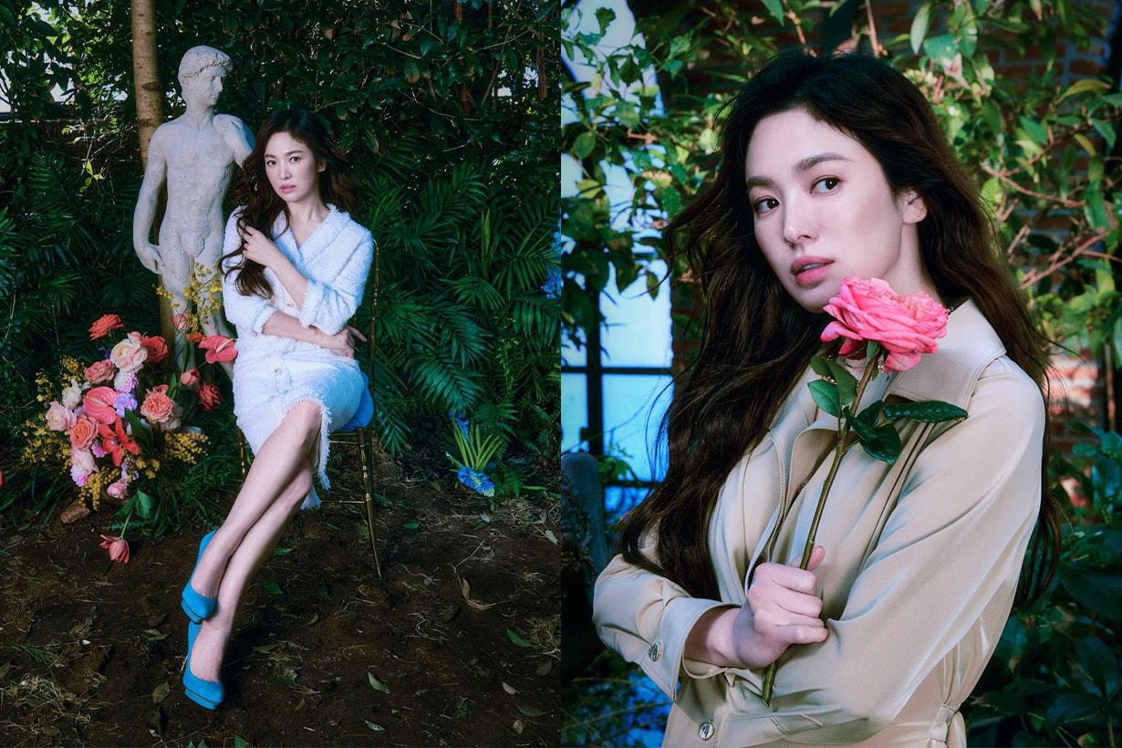 Song Hye Kyo Michaa 2021 Spring Collection Advertorial Shooting 2021 Spring Fashion Trends korean idols celebrities actresses