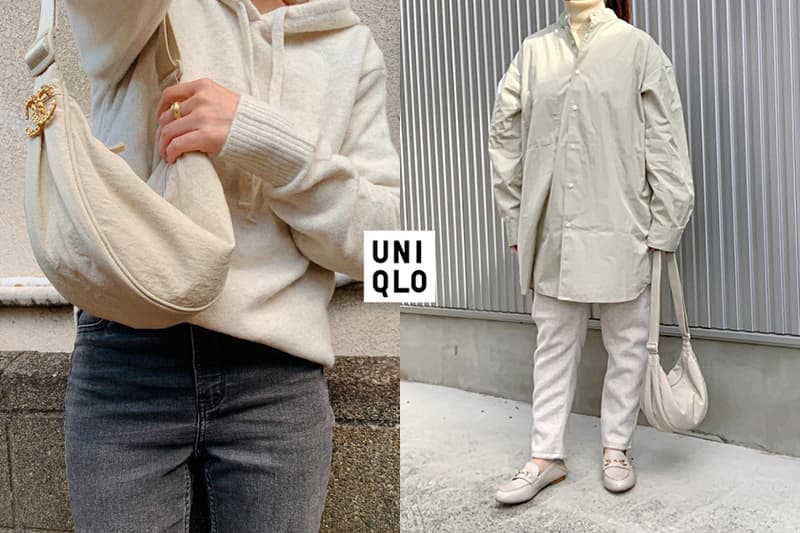 uniqlo unisex round mini shoulder bag handbags