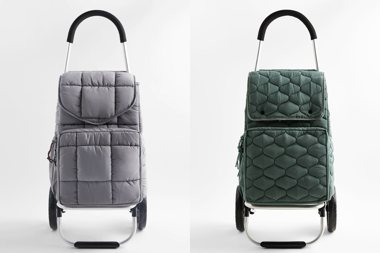 Zara SHOPPING TROLLEY TOTE QUILTED SHOPPING TROLLEY Fashion Items