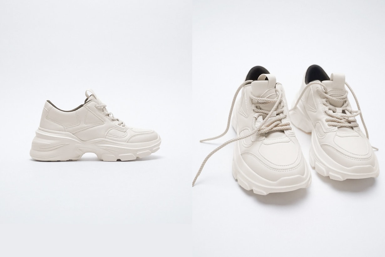zara sneakers effortless chic 2021 pairs