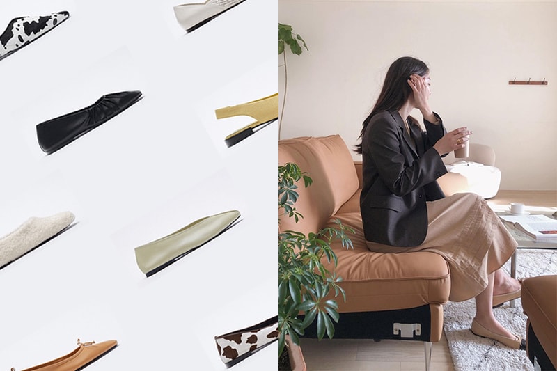 ZARA Ballet flats Shoes Flat Mule 2021 ss