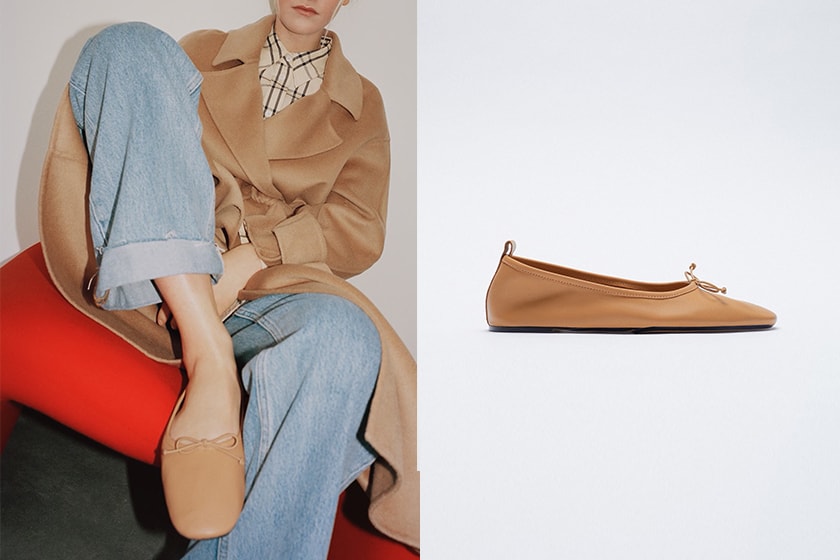 ZARA Ballet flats Shoes Flat Mule 2021 ss