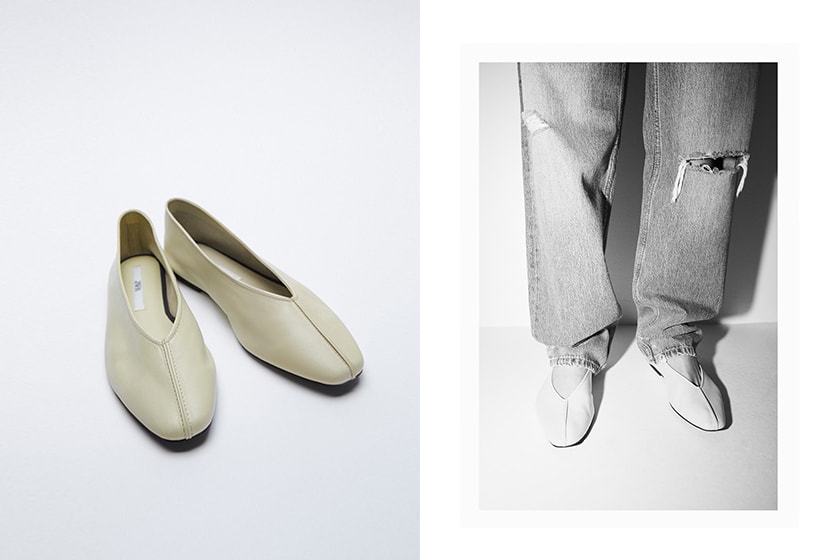 ZARA Ballet flats Shoes Flat Mule 2021 ss