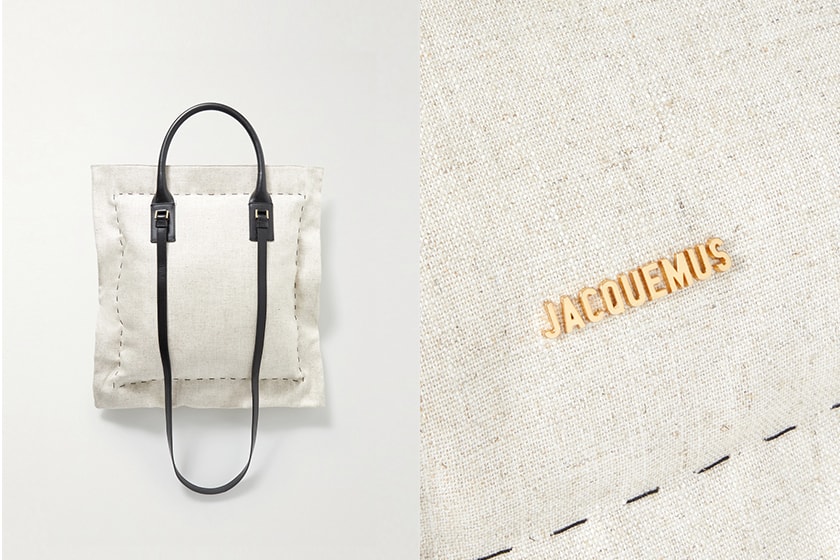 Jacquemus Le Coussin cotton canvas tote bag