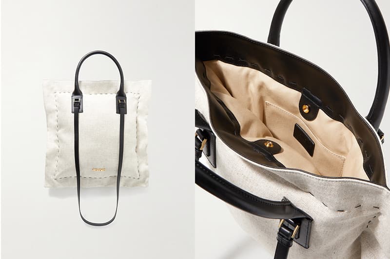 Jacquemus Le Coussin cotton canvas tote bag