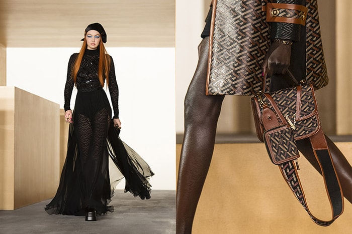 引起熱議:Versace 秋冬秀上登場的全新「La Greca」圖騰手袋成為最大亮點!