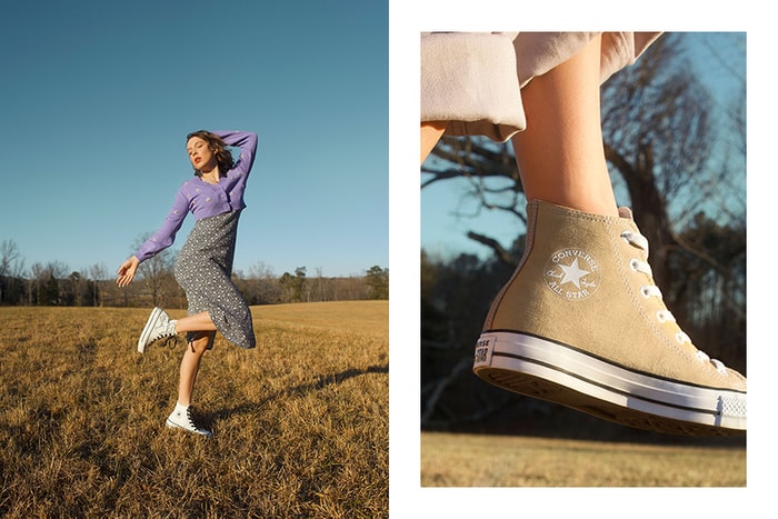 Millie Bobby Brown 再次聯名 Converse 經典鞋款，這次帶來充滿春日的浪漫色調！