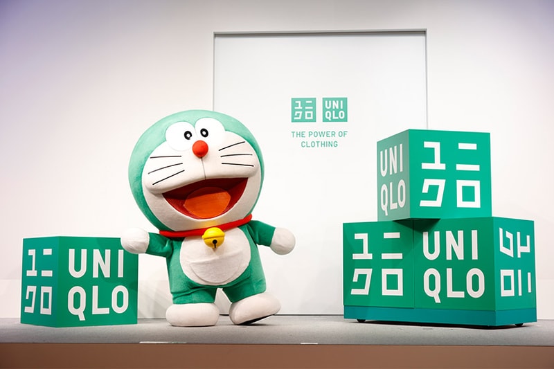 Uniqlo Green Logo Doraemon Sustainability Mode